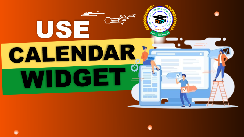 How to Use Calendar widget?