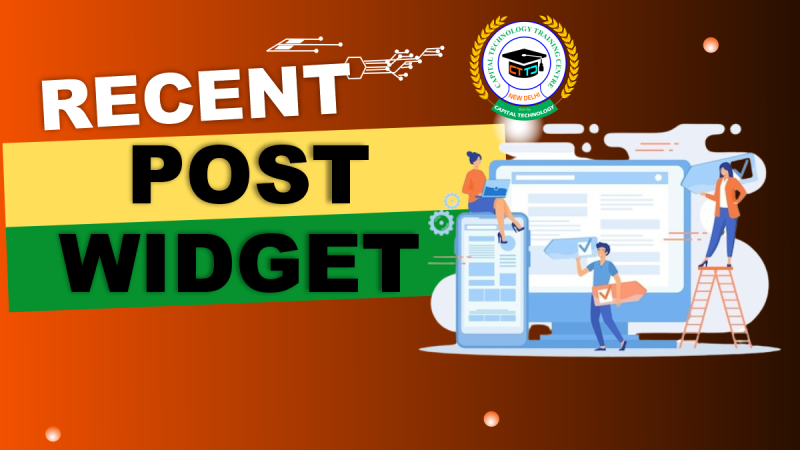 Recent post widget