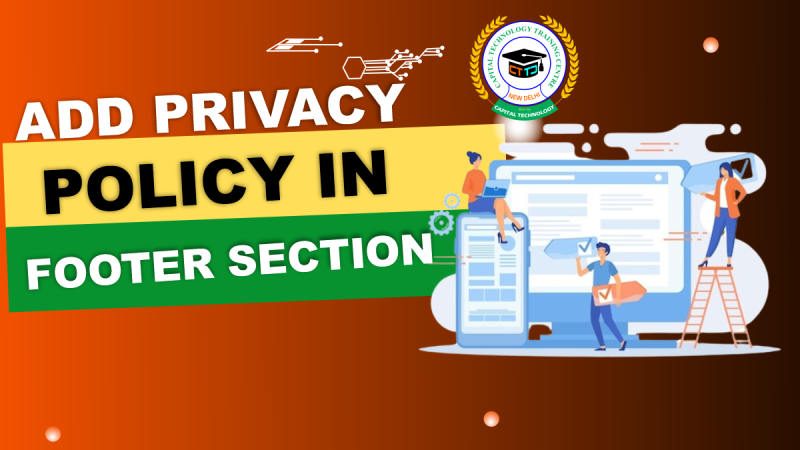 Add Privacy Policy in Footer Section